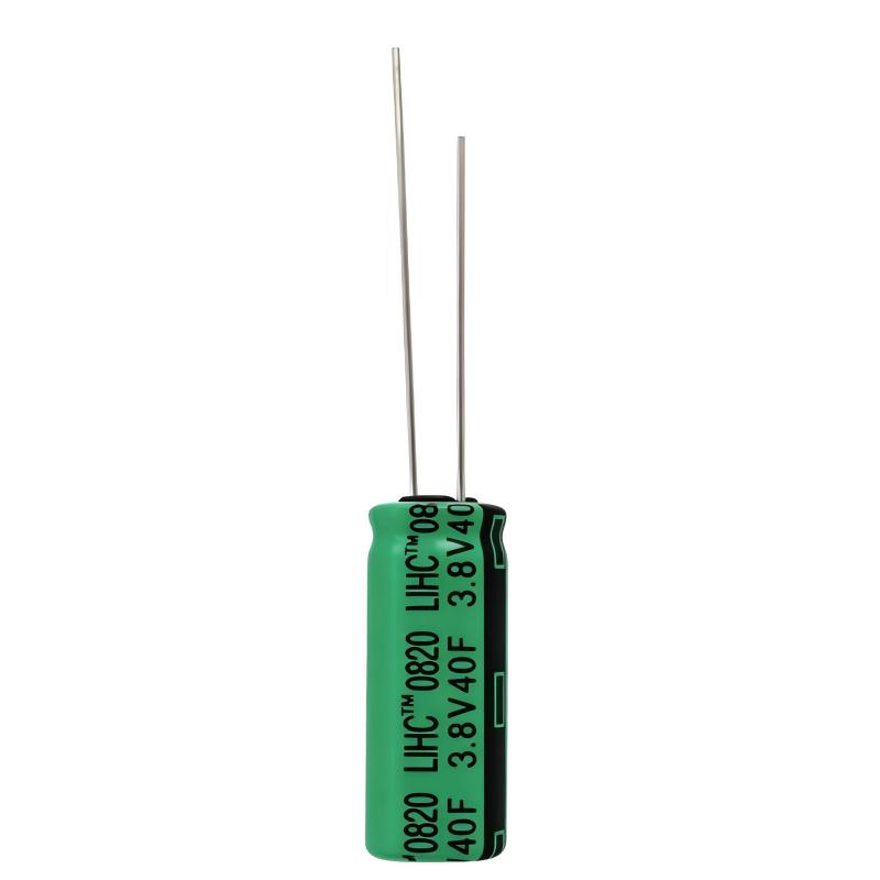 LIHC0820-3R8-40F Lithium Ion Hybrid Capacitor 3.8V 40F 250k Cycles Long Life