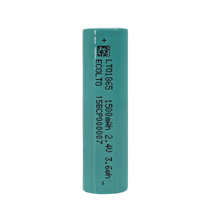 LTO1865-2R4-1500 Cylindrical Cell 2.4V 1500mAh | 15000 Cycles -40℃ Charge 3C/5C