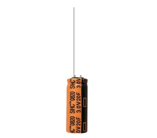 SIHC0820-3R0-27F Cylindrical Hybrid Supercapacitor 600mΩ DCR 200mA Continuous