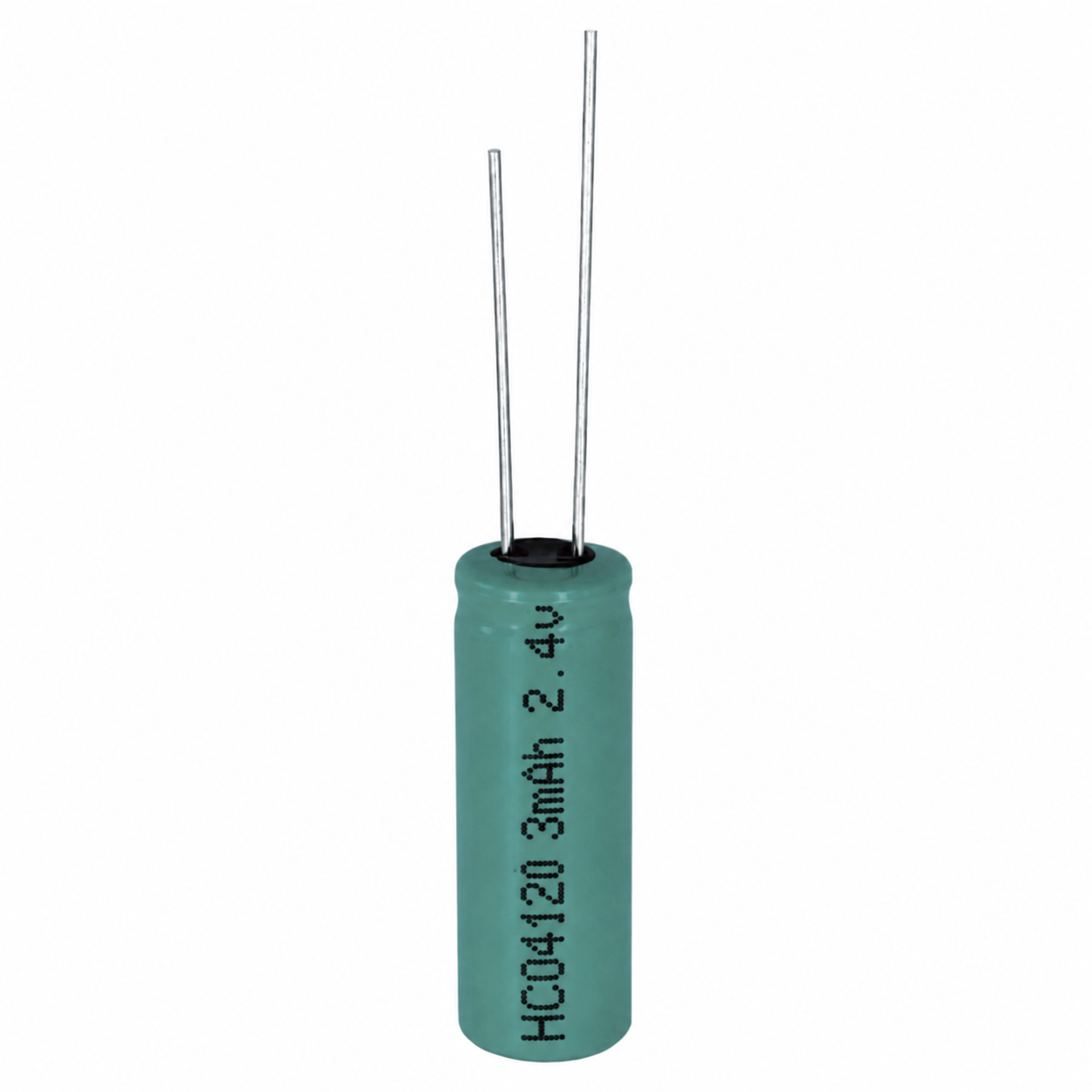 HC04120 2.4V 3mAh Rechargeable Cell 2000 Cycles -20°C to 100°C 10C Rate