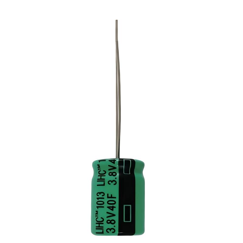 LIHC1013 3.8V 40F Hybrid Capacitor 250000 Cycles -40°C to 65°C 3A Pulse