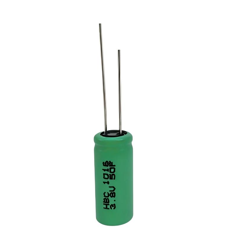 LIHC1016 250k Cycle LIHC Capacitor 3.8V 50F -40°C to 65°C 4A Pulse 200mA Continuous