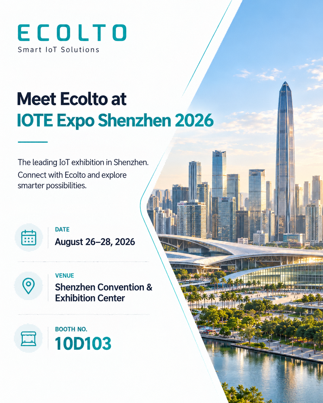 Ecolto to Exhibit at IOTE Expo Shenzhen 2026